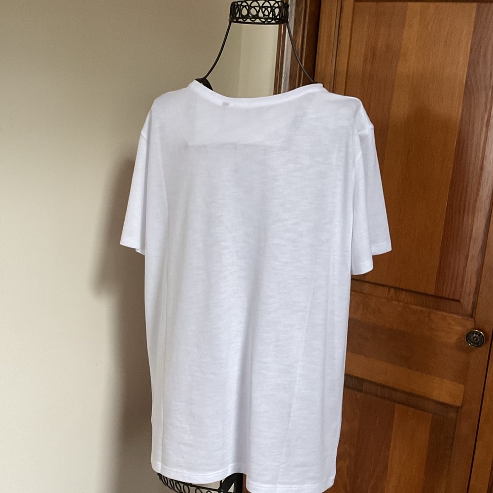 Theory Dayne B Short Sleeve V-neck Tee, Large, new - Picture 3 of 6